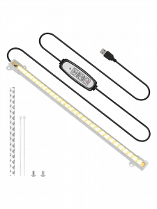 Фитолампа для растений с таймером накладная Огонек OG-LDP17